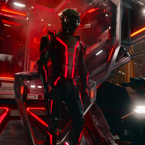 ARES cyberpunk interior